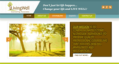 Desktop Screenshot of livingwellcc.net