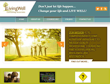 Tablet Screenshot of livingwellcc.net